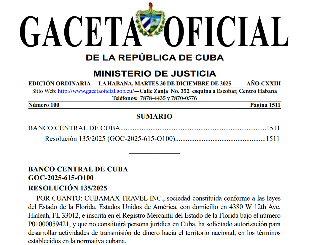 Cubamax y su nueva autorización: ¿alivio para las familias... oxígeno al sistema?